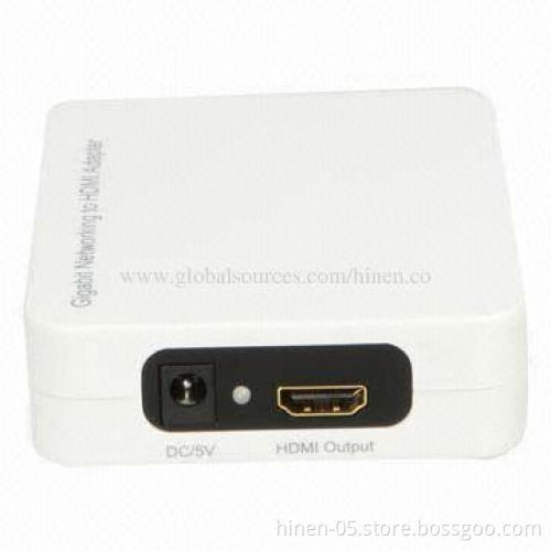 Gigabit Networking to HDMI Adapter, Supports 100m Cat5e/6 Cable